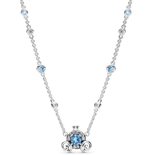 Disney Cinderella Pumpkin Coach Necklace from Pandora Jewelry.  Item: 399198C01-45