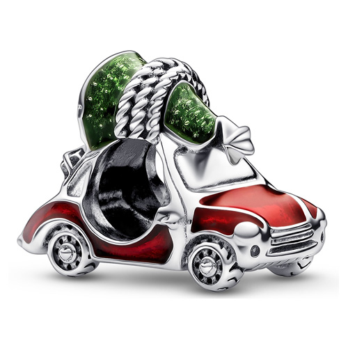 Festive Car and Christmas Tree Charm from Pandora Jewelry.  Item: 792358C01