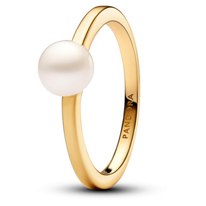 Gold Freshwater Pearl Ring